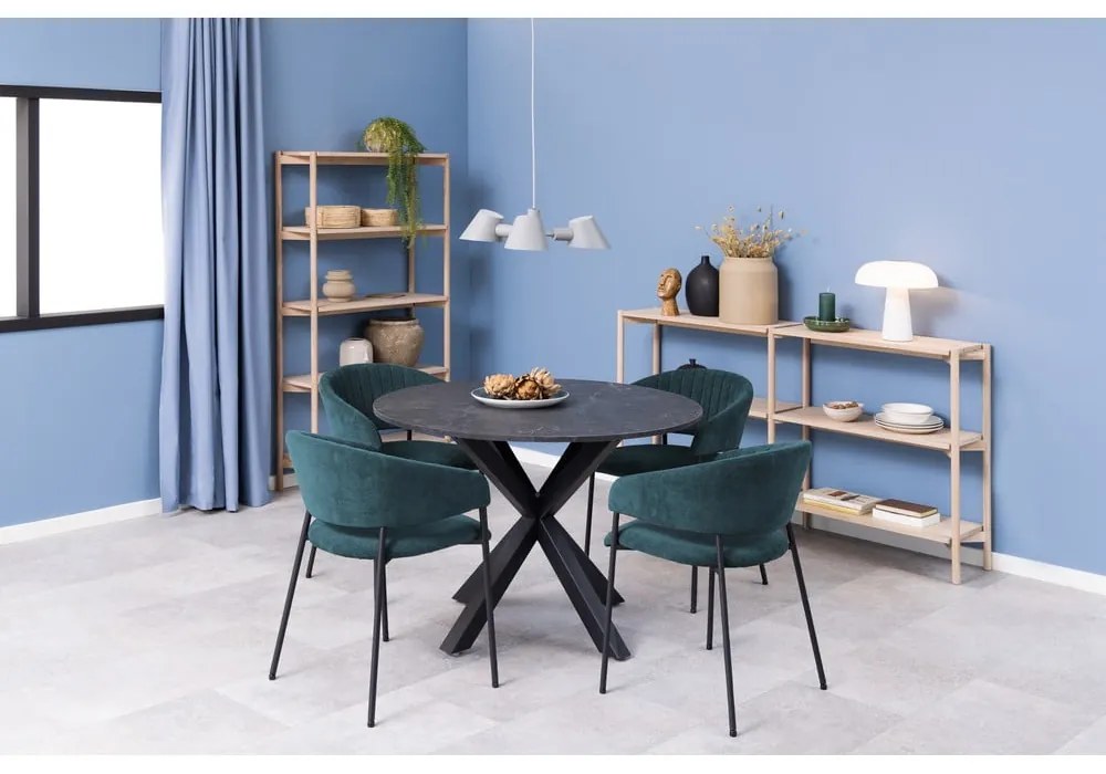 Natúr színű könyvespolc tölgyfa dekorral 169x88x30 cm Braidwood – Actona