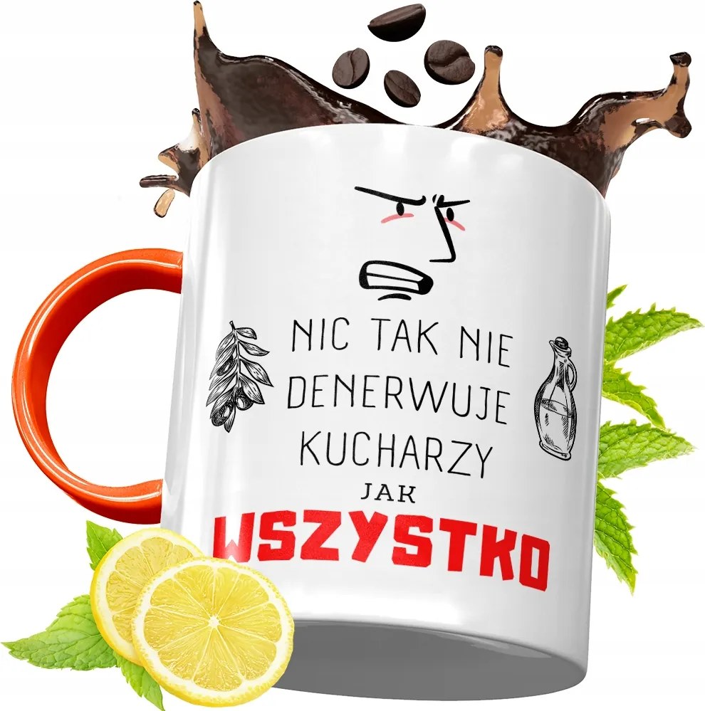 Narancssárga Bögre Szakácsnak Tökéletes Ajándék fényképes nyomtatással