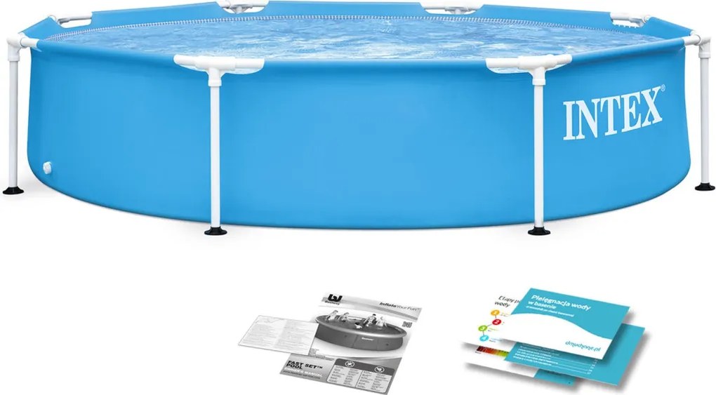 INTEX 28205 5 az 1-ben keretes kerti medence, 244 x 51 cm