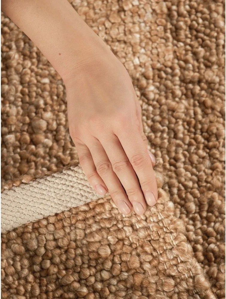 Bézs kézi szövésű buklé futószőnyeg 80x200 cm Notting Hill Portobello – Ted Baker