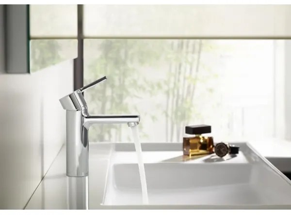 Roca A5A3296C00 - Mosdócsaptelep + NAIA leeresztő, 16,7 cm, fényes króm