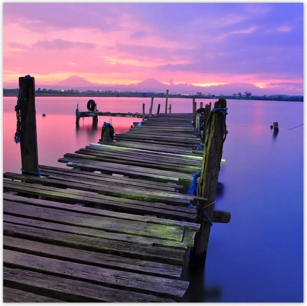 Poszterek 100x100 Híd a deszkákból