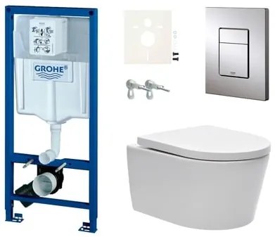 Grohe fali WC szett előtétfalas szereléshez + SAT Brevis WC SIKOGRSBR1S