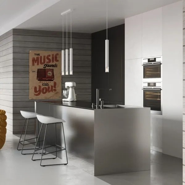 Sollux SL.0957 - Csillár zsinóron VIZIER 1xG9/12W/230V fehér