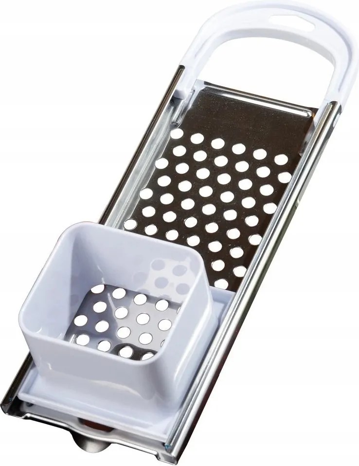 Tészta tészta reszelő fogantyúkkal Acél Tömör Orion 33 x 11cm