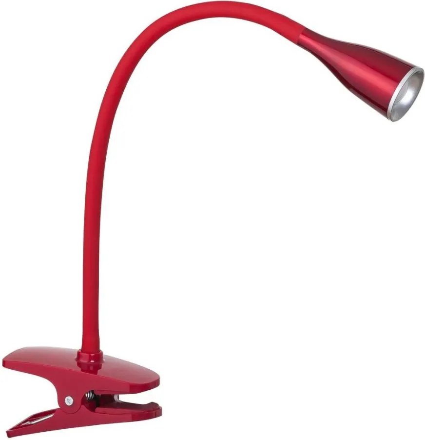Rabalux 4198 - JEFF csíptetős asztali LED-lámpa LED/4,5W/230V piros