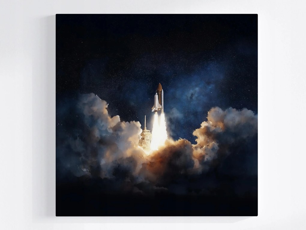 Canvas Vászonkép Űrhajó Rakéta Űrrepülőgép 80x80