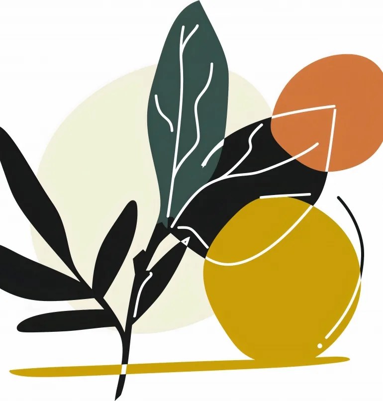 Poszter 20,5x28,4cm Elegáns Flóra