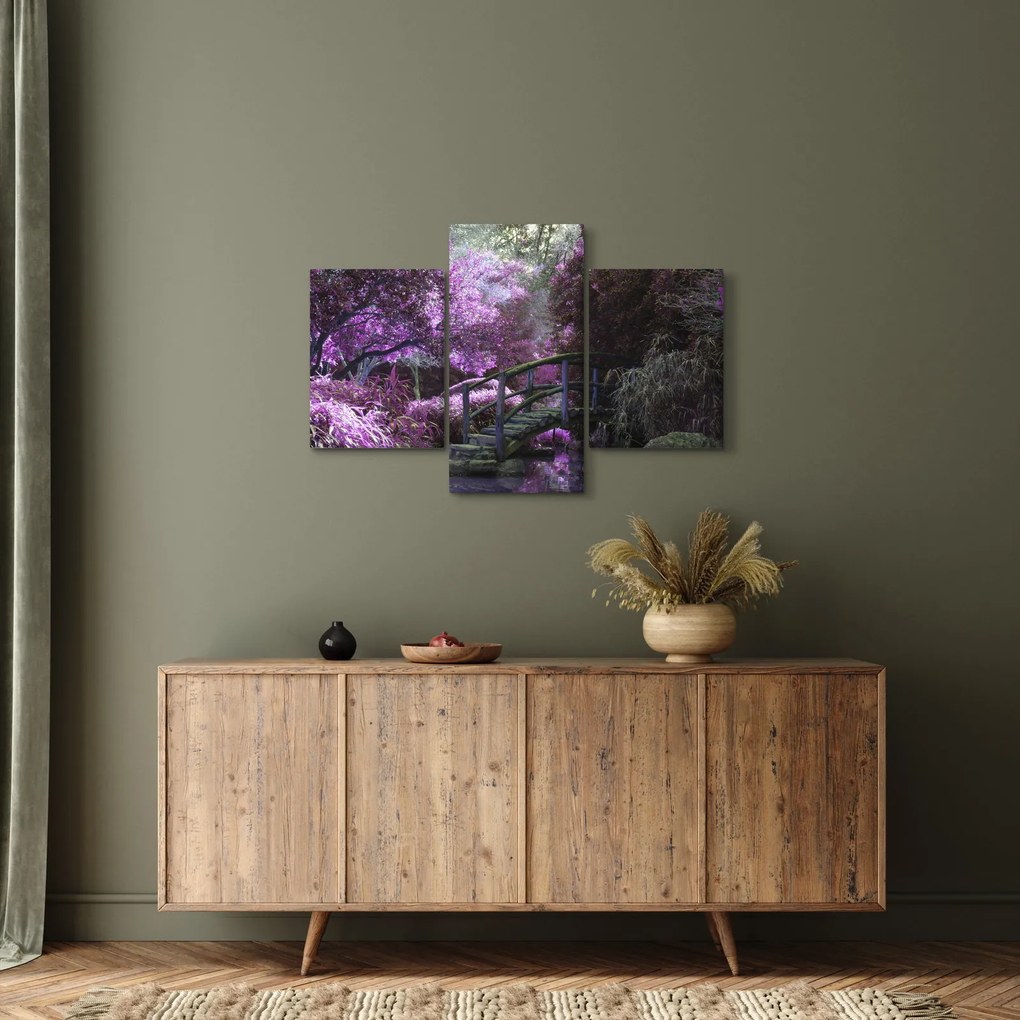 Kép - lila fák (90x60 cm)