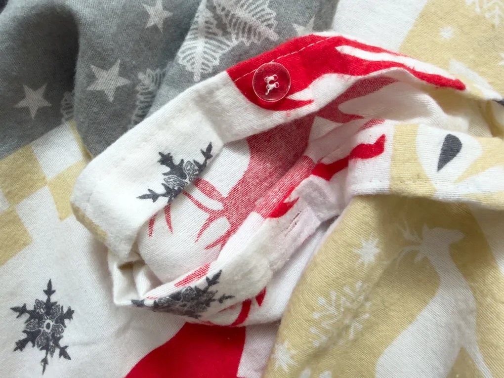 Flanel ágyneműhuzat CHRISTMAS TIME színes Ágyneműhuzat mérete: 70 x 90 cm | 140 x 220 cm