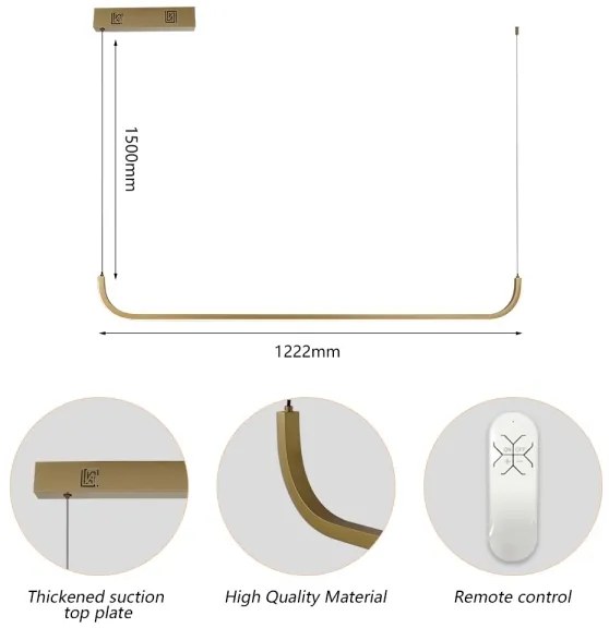 Immax NEO 07227L - LED Dimmelhető csillár zsinóron PATTINI LED/26W/230V Tuya + távirányító