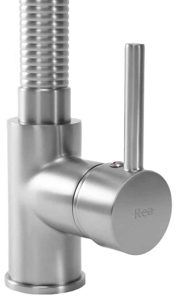 Konyhai csaptelep Rea Spring Nickel Brush INOX