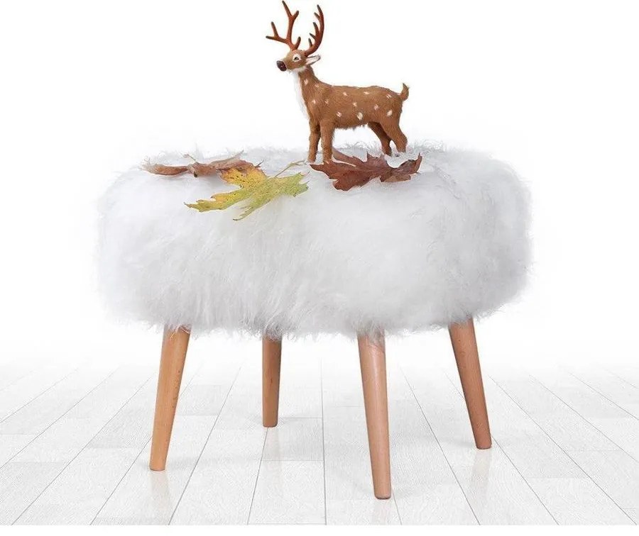 Puha Puff Deer - White