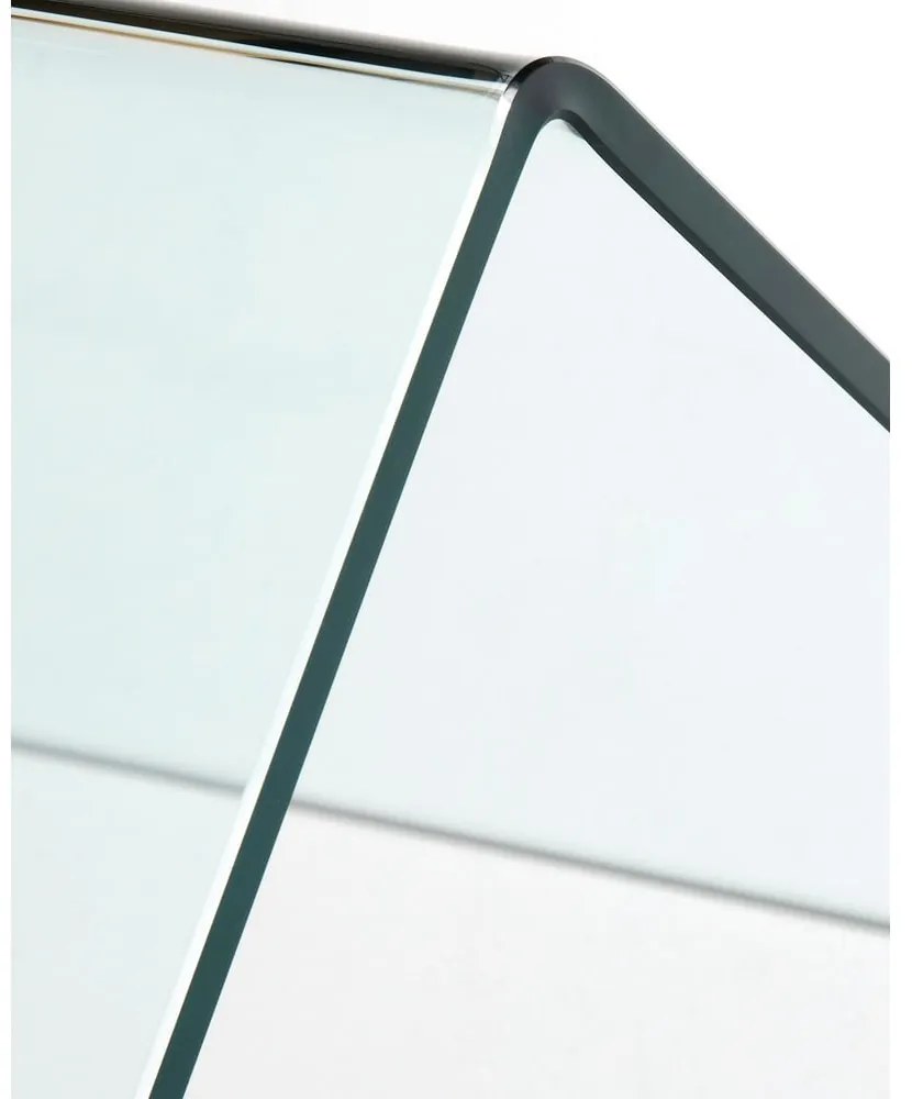 Üveg íróasztal 70x125 cm Burano – Kave Home