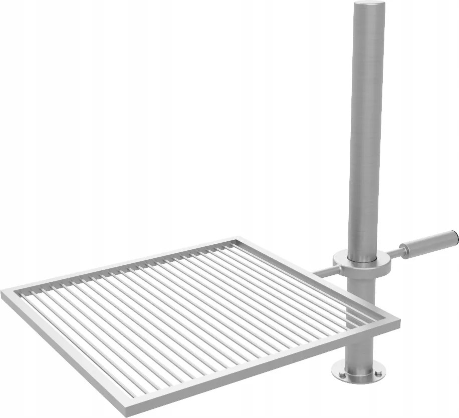 Rozsdamentes grillrács kerti tűzrakóhelyhez állítható tűzrakóhely 80 cm