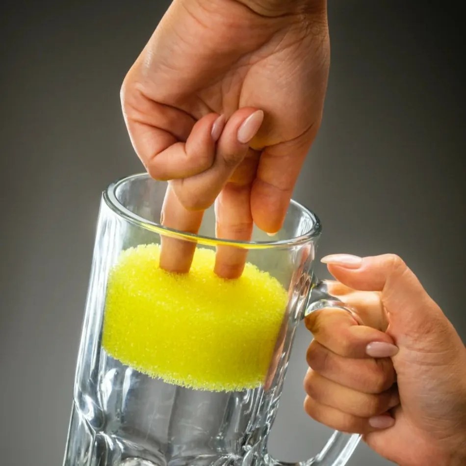 Scrub Daddy Fresh Lemon szivacs, sárga