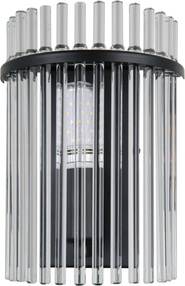 Italux Merto WL-40930-1A-BK Fali lámpa 1x40W/E14 IP20