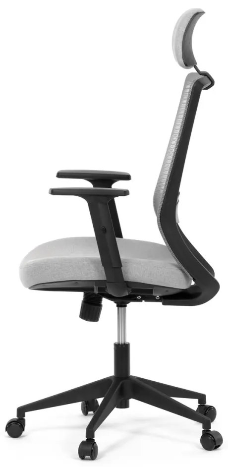 Scaun pivotant de culoare gri cu mecanism sincron. KA-V3329