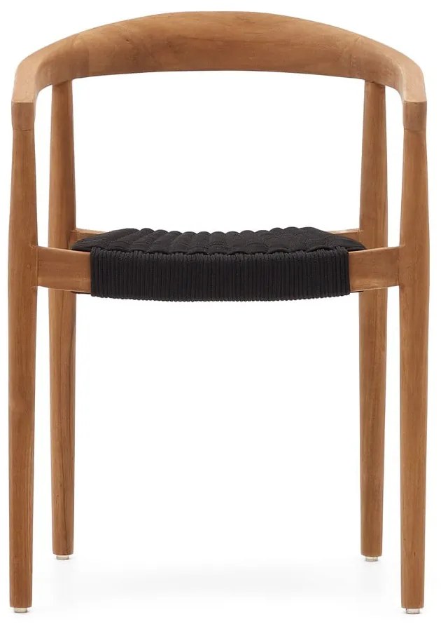 Natúr színű tömörfa kerti szék szett 4 db-os Ydalia – Kave Home