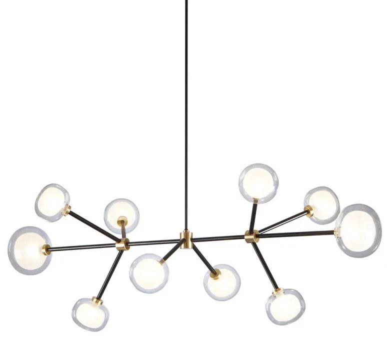 TOOY 552-10-C2-C41-CLEAR NABILA Modern Függesztett Lámpa G9 IP20