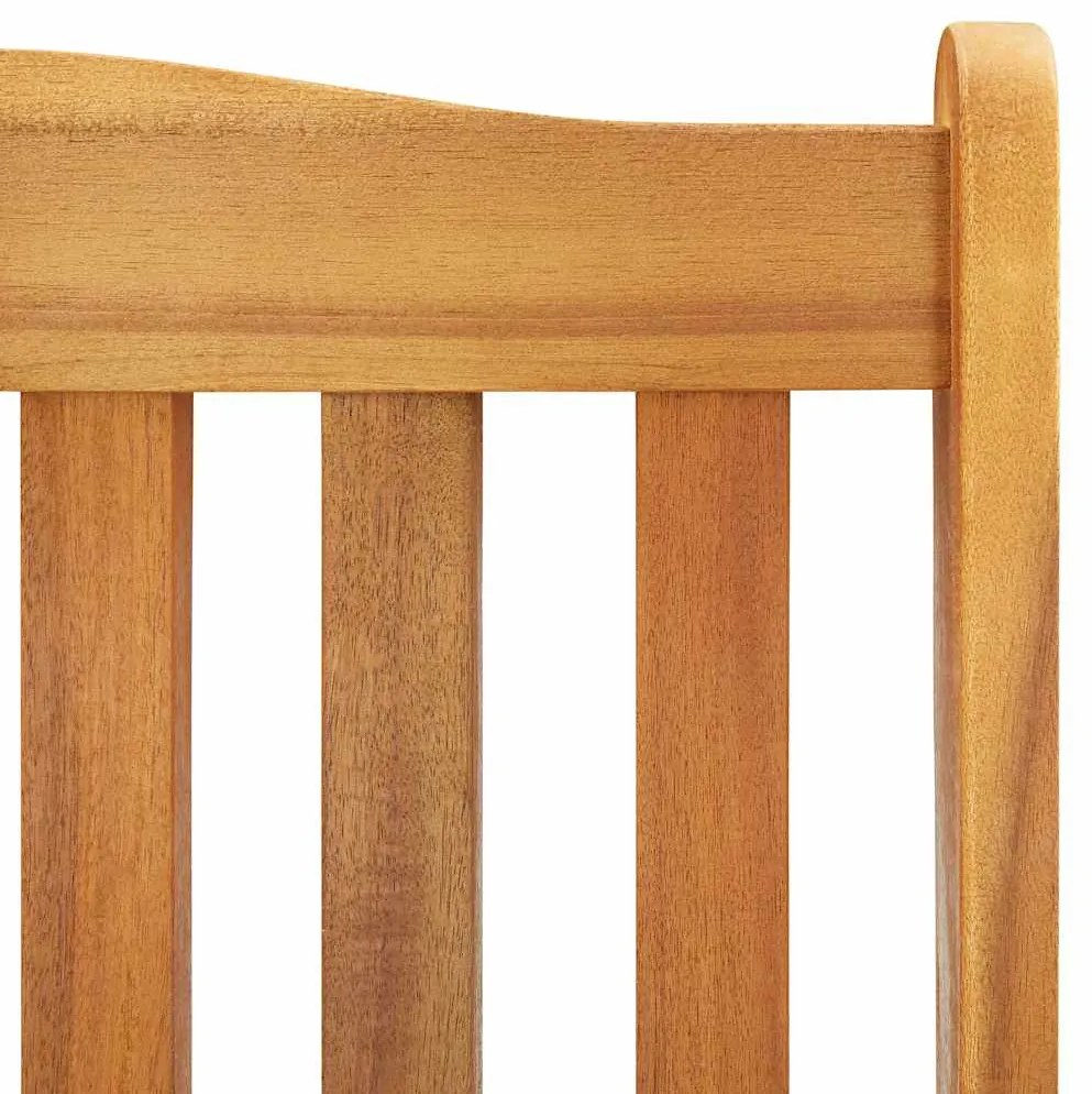 Tömör akácfa hintaszék párnákkal