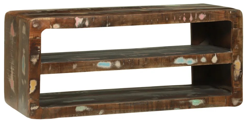 TV szekrény 80x32x36 cm Tömör újrahasznosított fa
