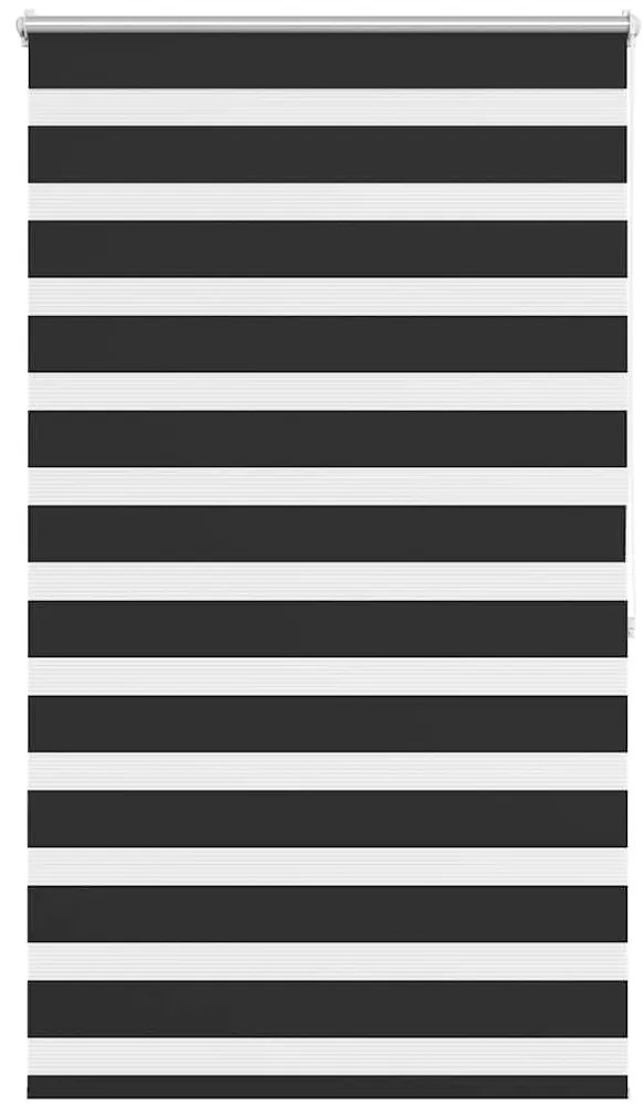 vidaXL Zebra roló 100 x 175 cm Fekete