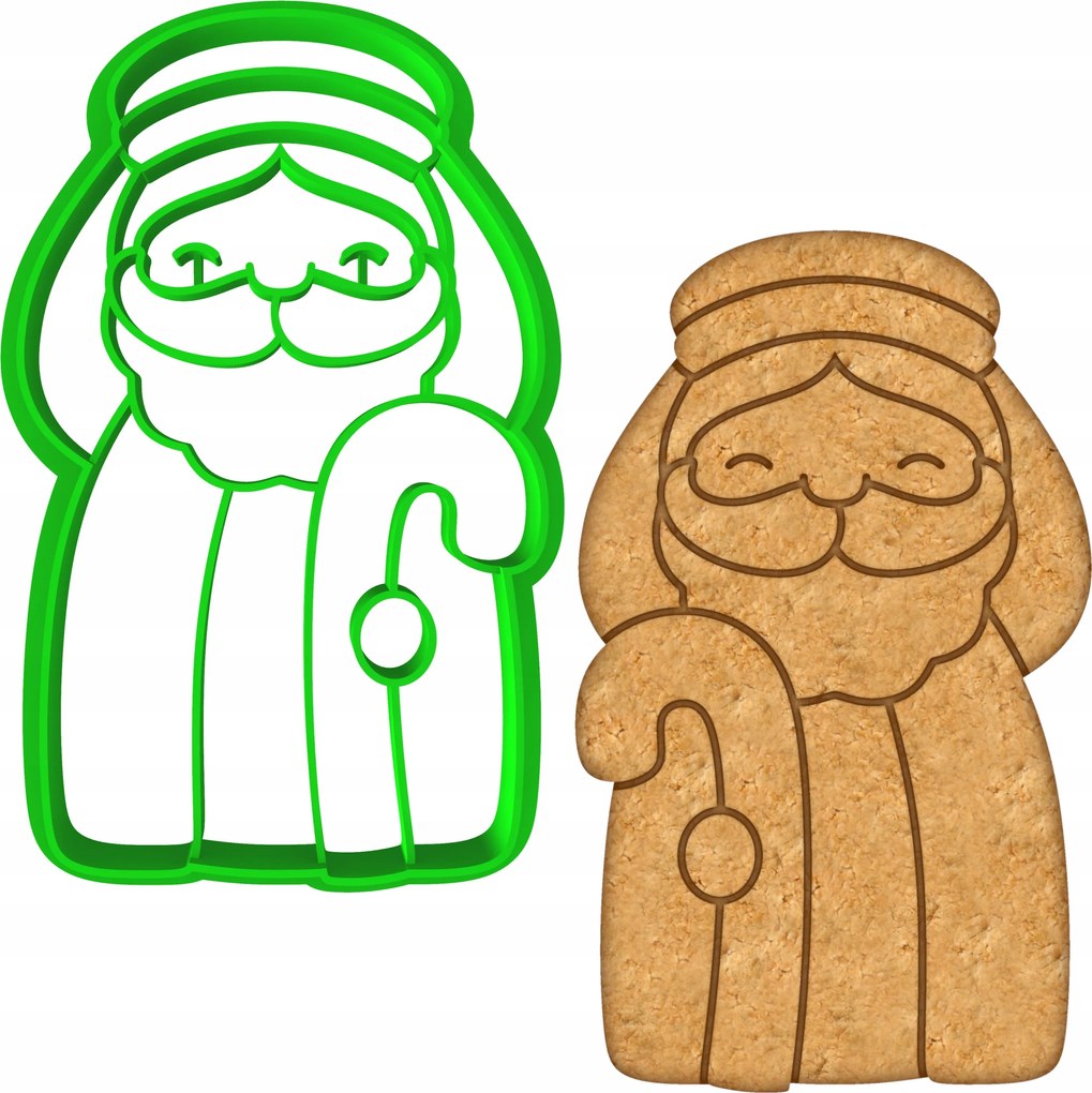 Karácsonyi Forma Mézeskalács lyukasztó Karácsony József 8,6cm