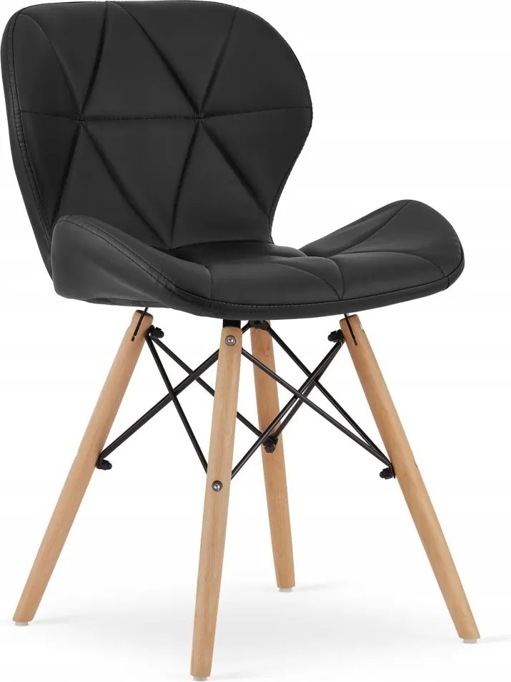 Lago ökobőr szék fekete x 1