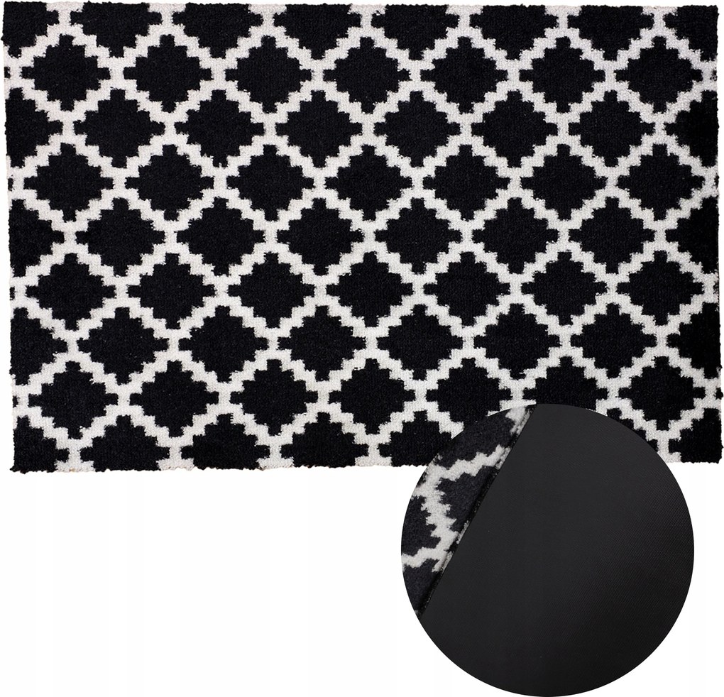 Lábtörlő Cipőajtó Szőnyeg 50X70cm Tartós Tömör csúszásgátló