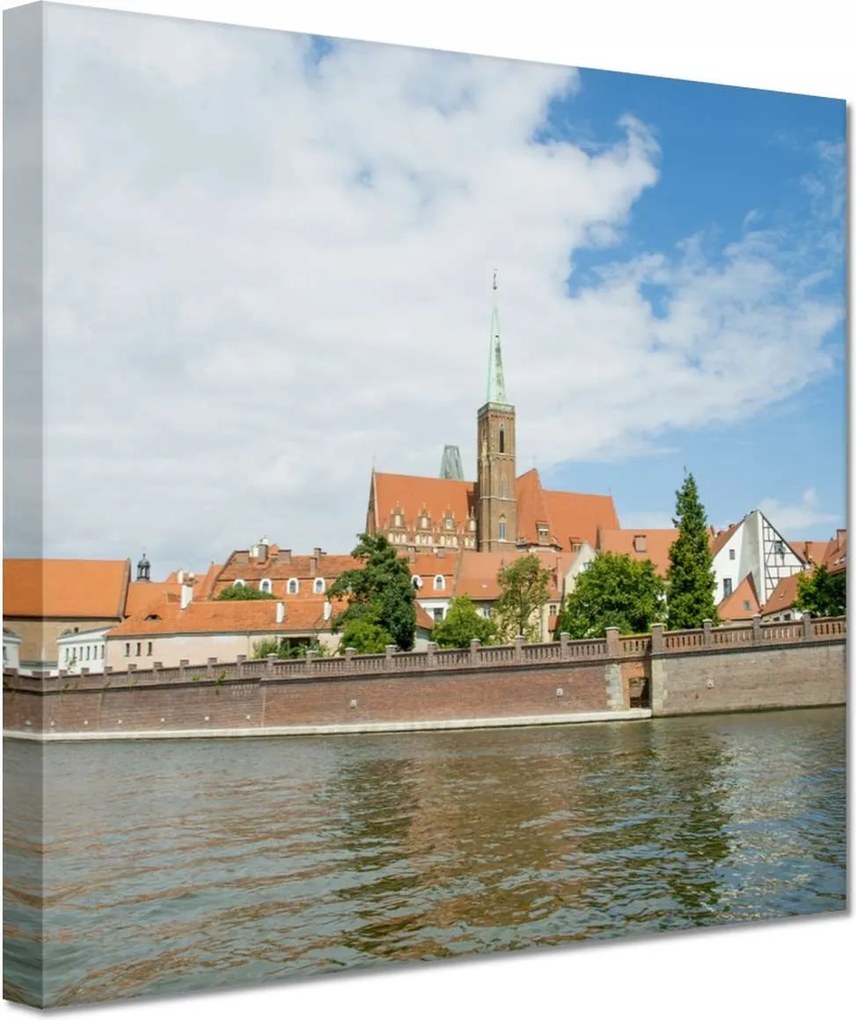 Vászonkép 60x60 Boroszló Vízi túra