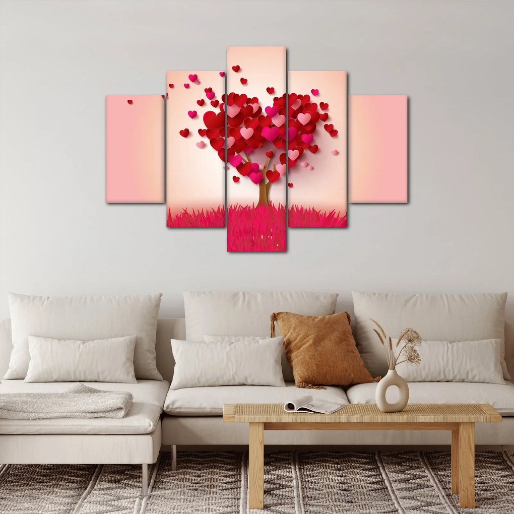 Egy szívfa képe (150x105 cm)