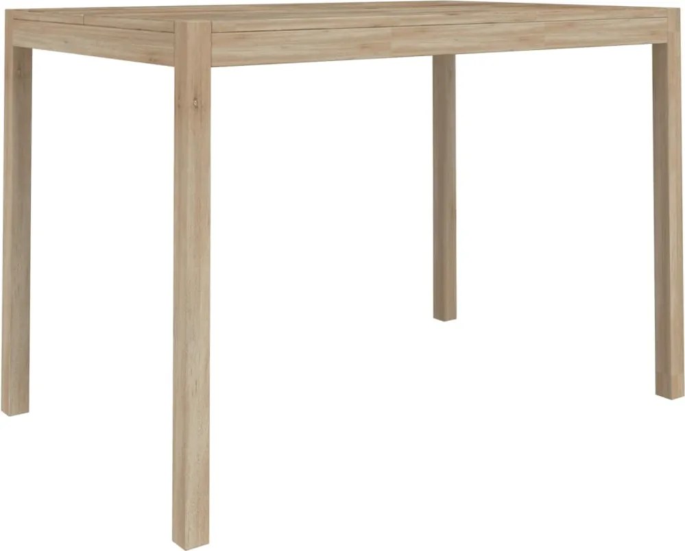 vidaXL tömör akácfa étkezőasztal 110 x 70 x 75 cm