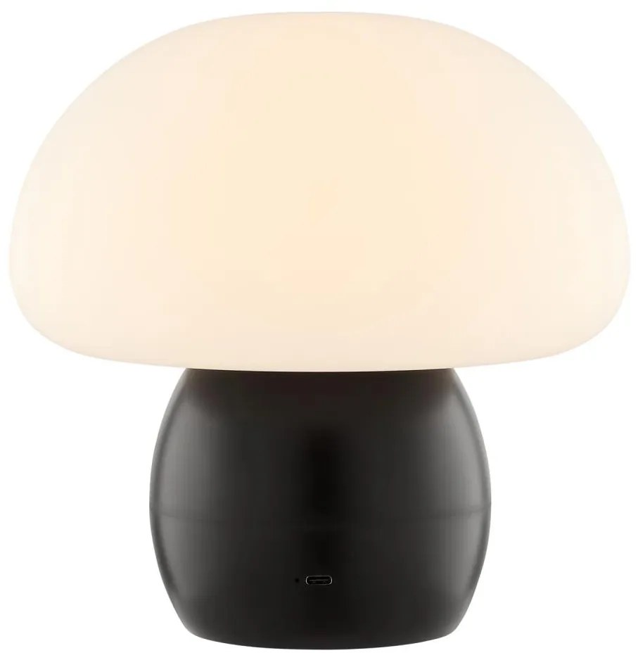 Brilliant - DUPIS LED/2W/5V 2700K dimmelhető, újratölthető asztali lámpa, fekete