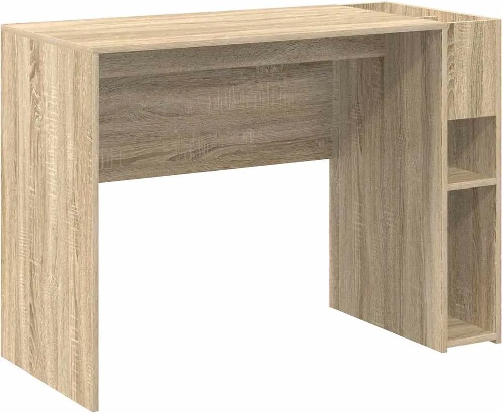 vidaXL Asztal Sonoma tölgy 109 x 50 x 78 cm Faanyag