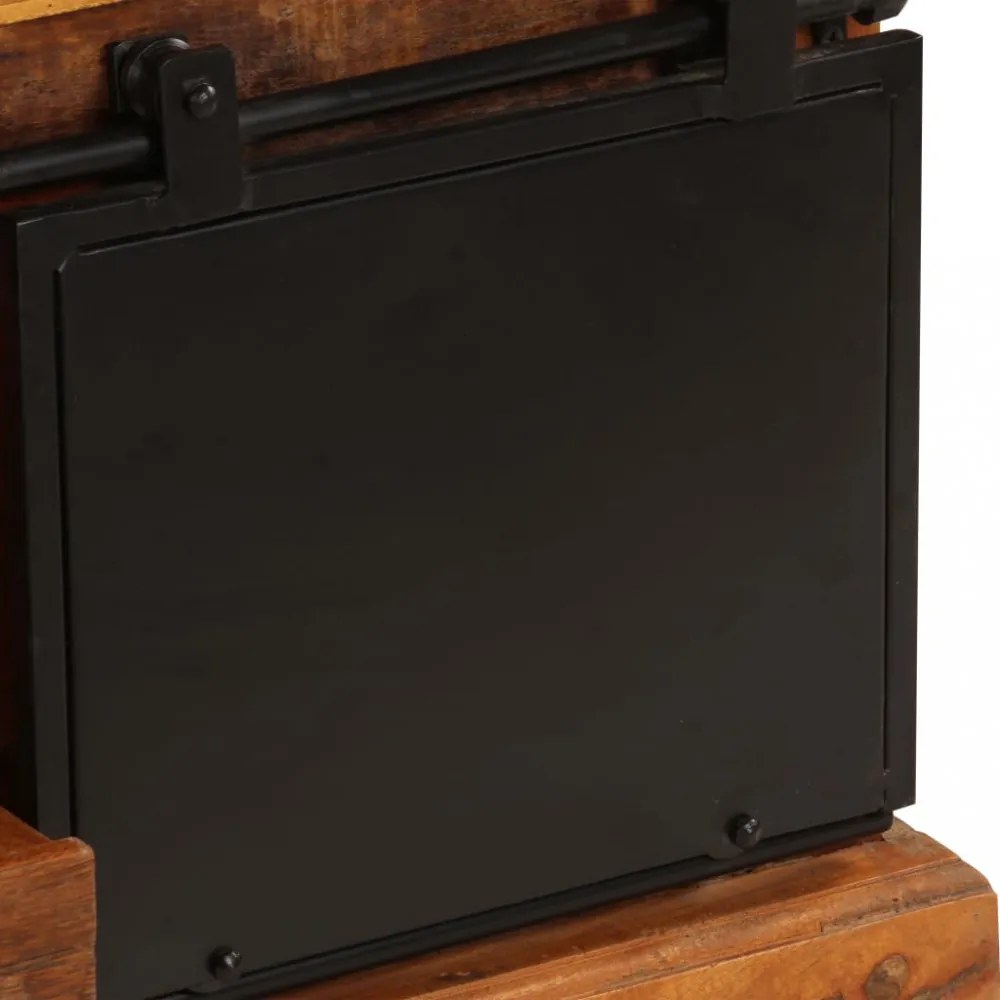 tömör újrahasznosított fa TV-szekrény 110 x 30 x 45 cm