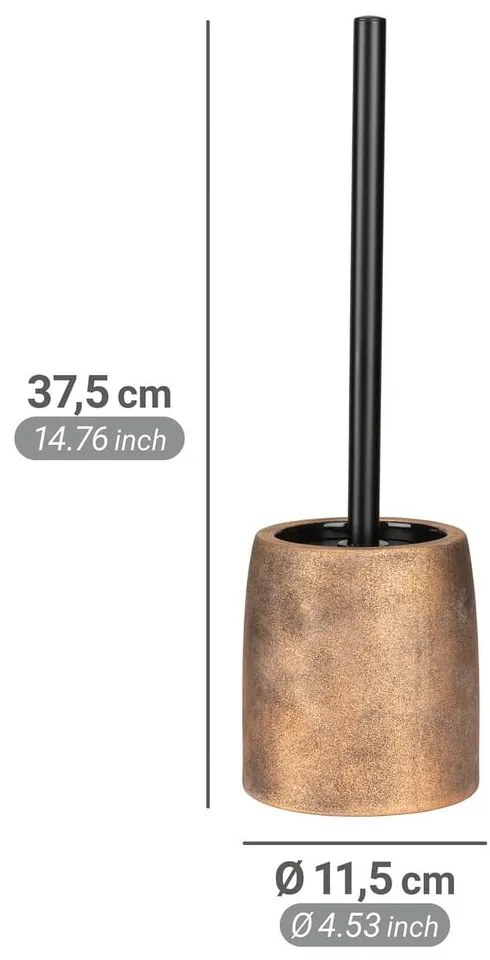 Bronzszínű kerámia WC-kefe Tremea – Wenko