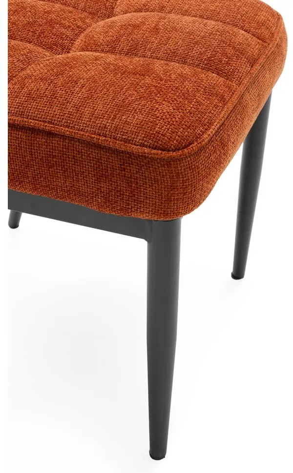 Terrakotta színű étkezőszék szett 2 db-os Damon – Marckeric