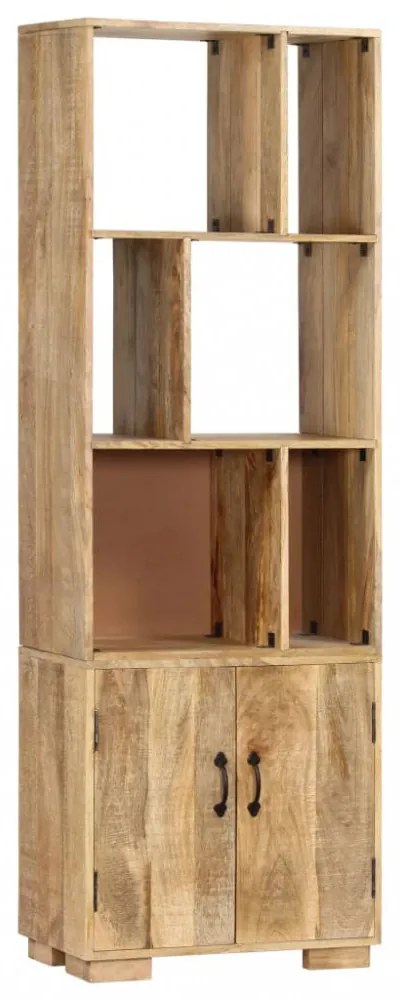 tömör mangófa könyvespolc 60 x 35 x 180 cm