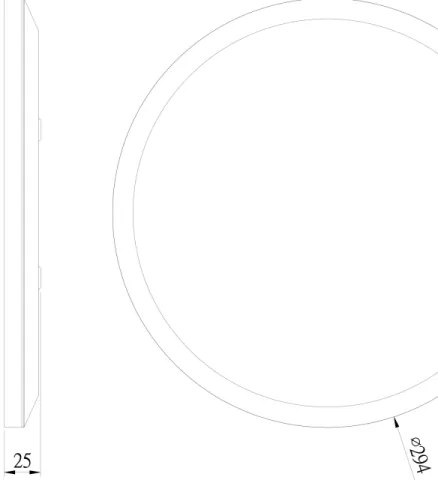 Globo 41562-18B - LED Fürdőszobai mennyezeti lámpa SAPANA LED/18W/230V IP44
