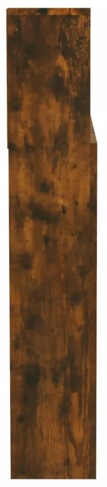 füstös tölgy színű áthidaló szekrény 200x19x103,5 cm