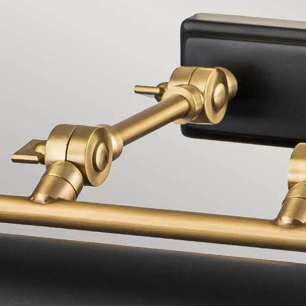 Elstead WINCHFIELD-PLL-AB-MB -Képvilágító lámpa WINCHFIELD 4xE14/40W/230V fekete