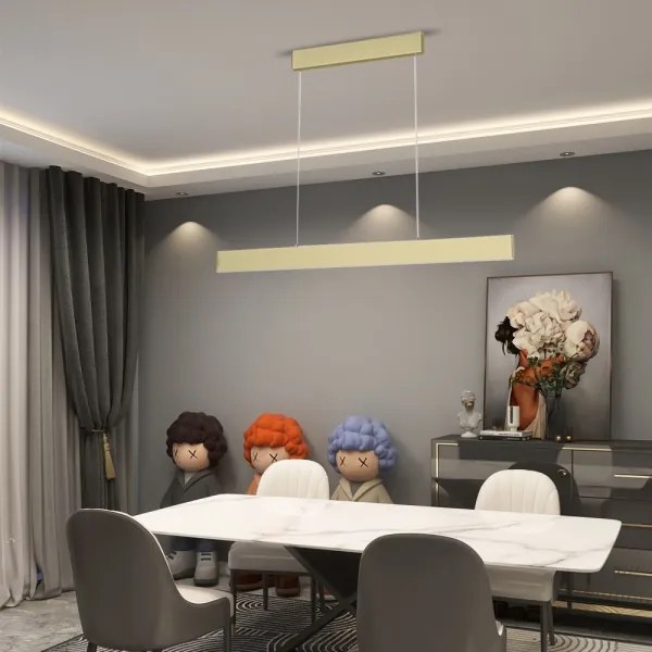 Immax Neo 07128L-LED Dimmelhető csillár LISTON arany LED/18W/230V ZigBee + távirányító Tuya