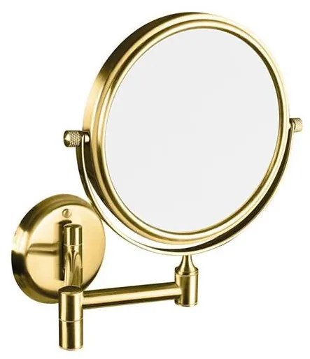 Kozmetikai tükör 18x25 cm rozsdamentes/arany