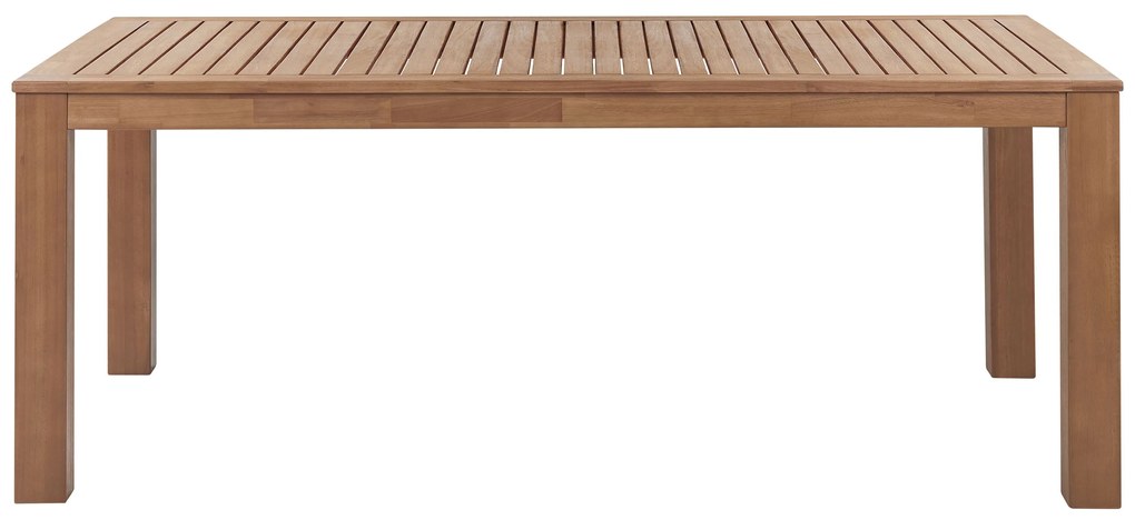 Világosbarna eukaliptusz étkezőasztal 190 x 105 cm MONSANO Beliani