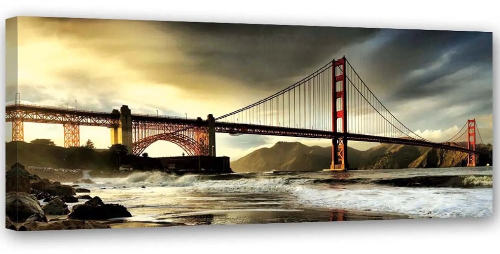 Gario Vászonkép A Brooklyni híd látképe Méret: 150 x 50 cm