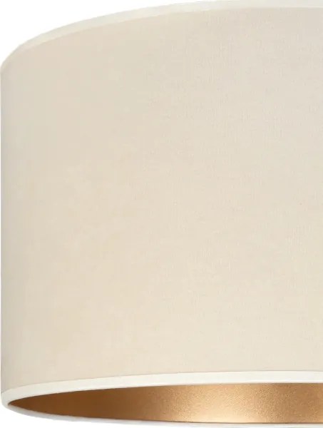 BRILAGI - VELVET függőlámpa kábellel 1xE27/60W/230V Ø 40 cm krémszínű/arany