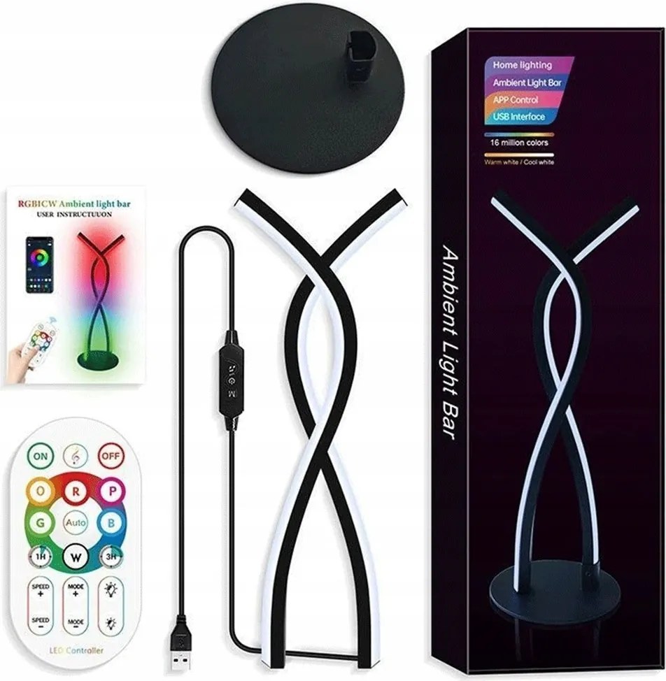 Dekoratív Led Rgb 213 Üzemmódok Hangvezérléssel Az Alkalmazáson Keresztül