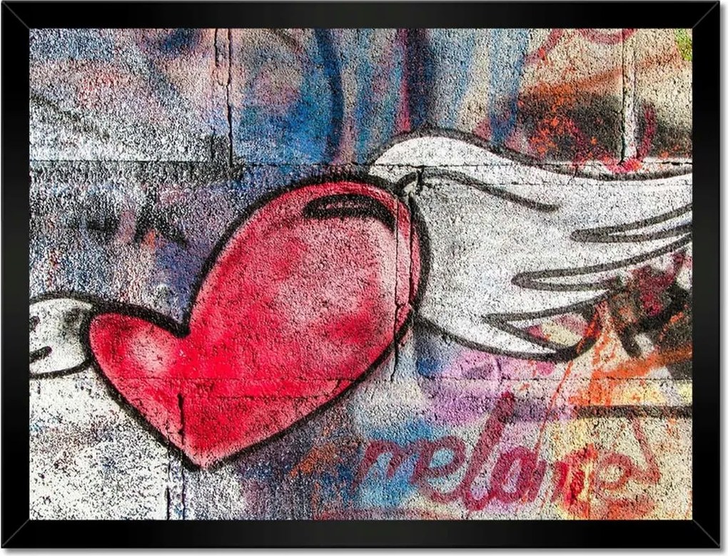 Poszterek keretben 40x30 Graffiti Falfestmények