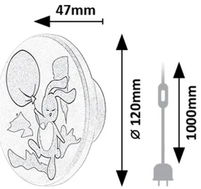 Rabalux 71100 - LED fali lámpa HOPPLY LED/9W/230V 3000/4000/6500K